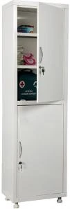 Шкаф медицинский металлический Hilfe МД 1 1650/SS